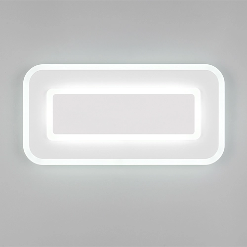 Moderne Deckenlampe Riva Weiß 40cm Trio 4017807682939