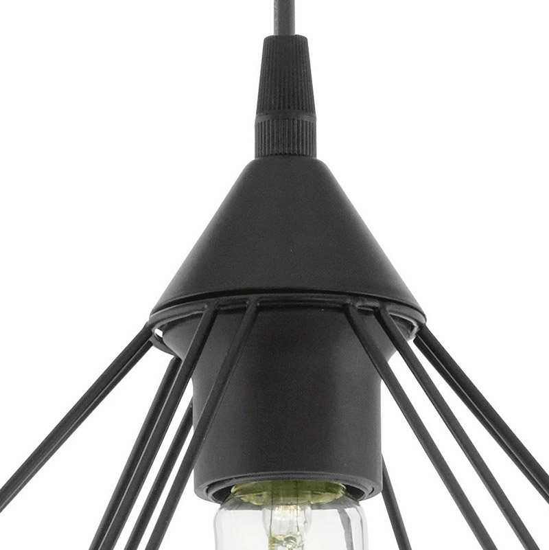 Pendelleuchte Tarbes 32 cm schwarz Eglo 9002759941888
