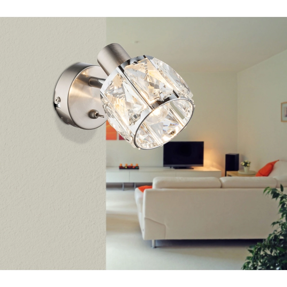 Wandlampe Kris Nickel Globo 9007371357253