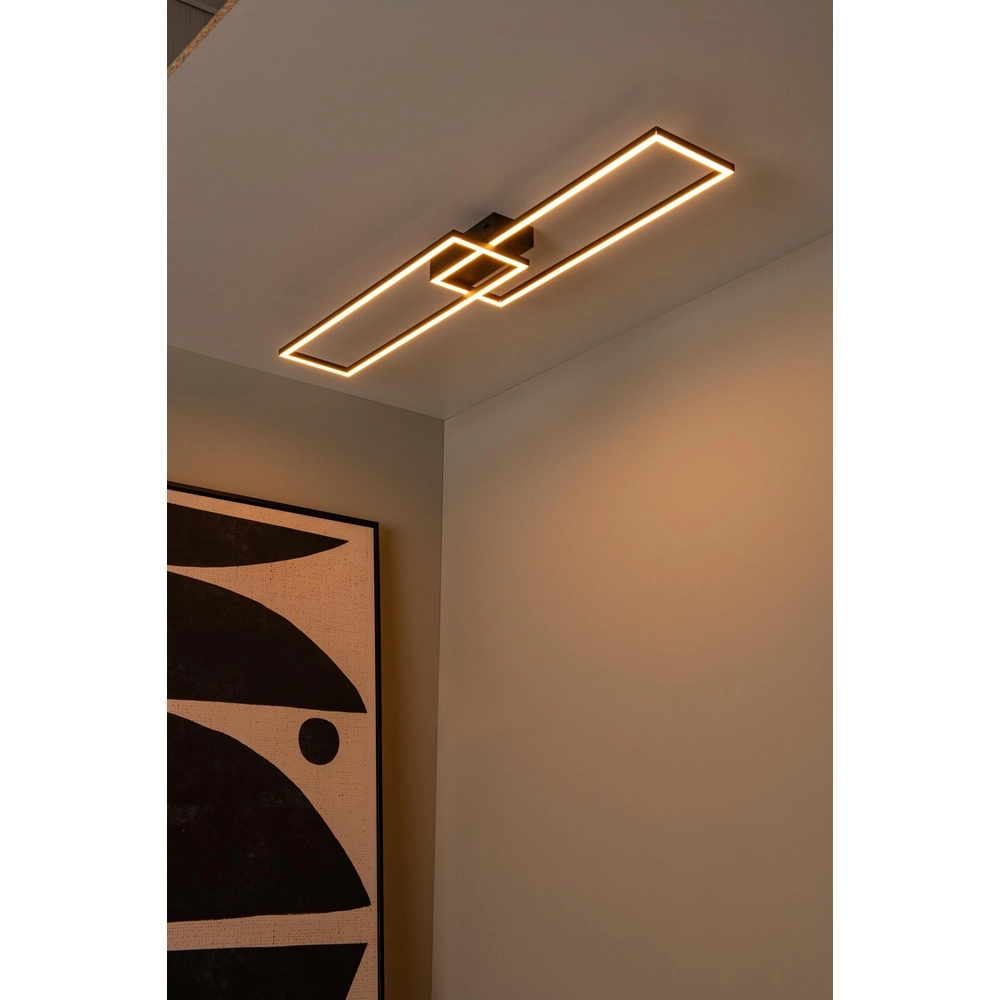 Design-Deckenlampe Arianne Langgestrecktes Schwarz Lucide 5411212530905