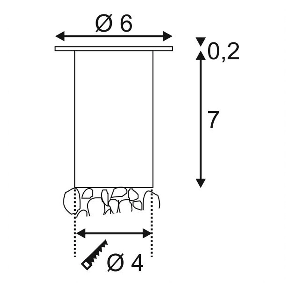 LED-Bodenstrahler Trail-Lite SLV 4024163119290