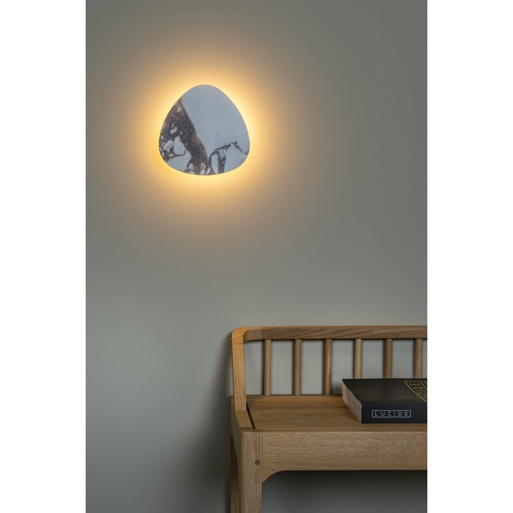 Einzigartige Wandlampe Kamien Marmor 20 cm Premium by Lucide 5411212421265
