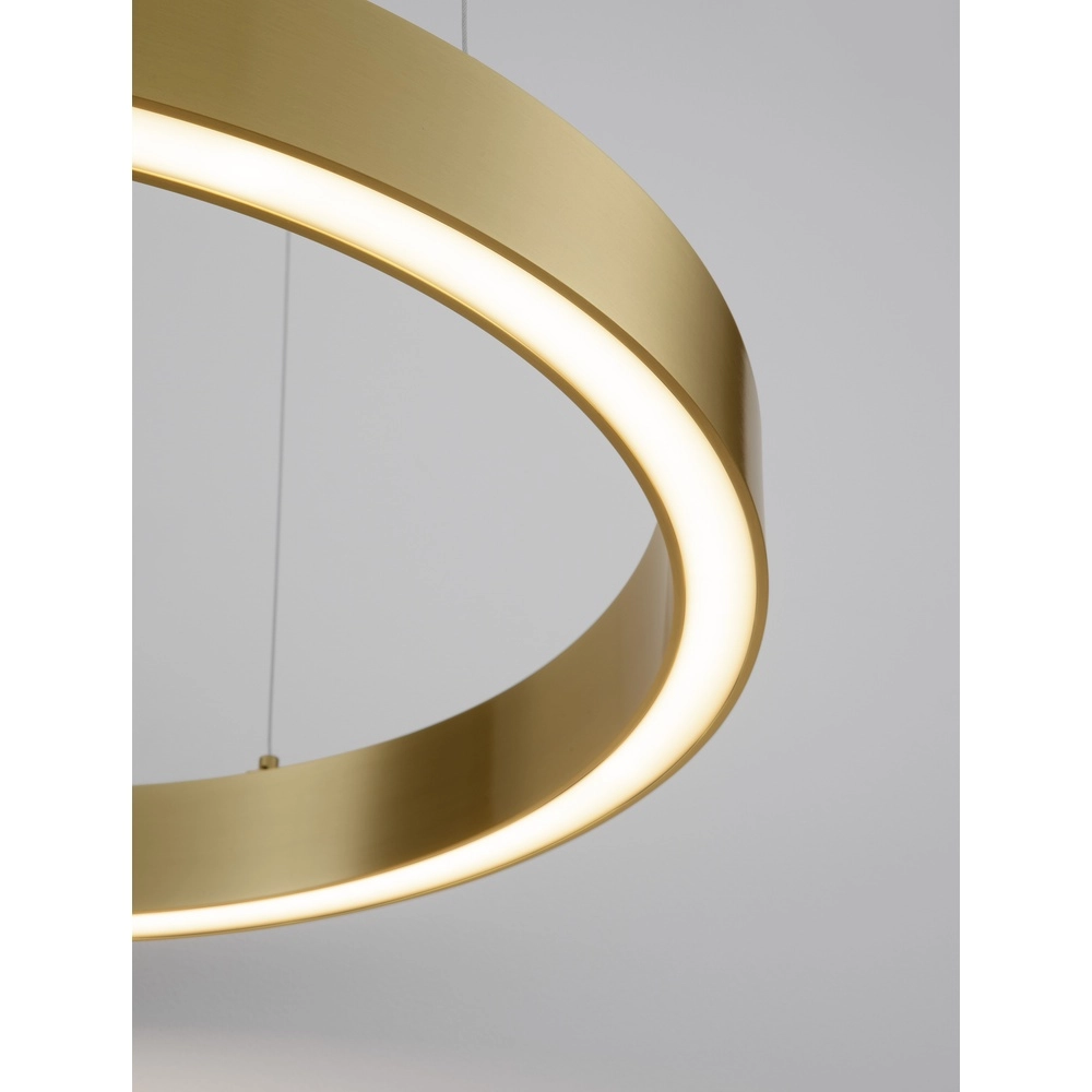 Design-Pendelleuchte Sting gold Ø 60cm Lyora 5212017437396
