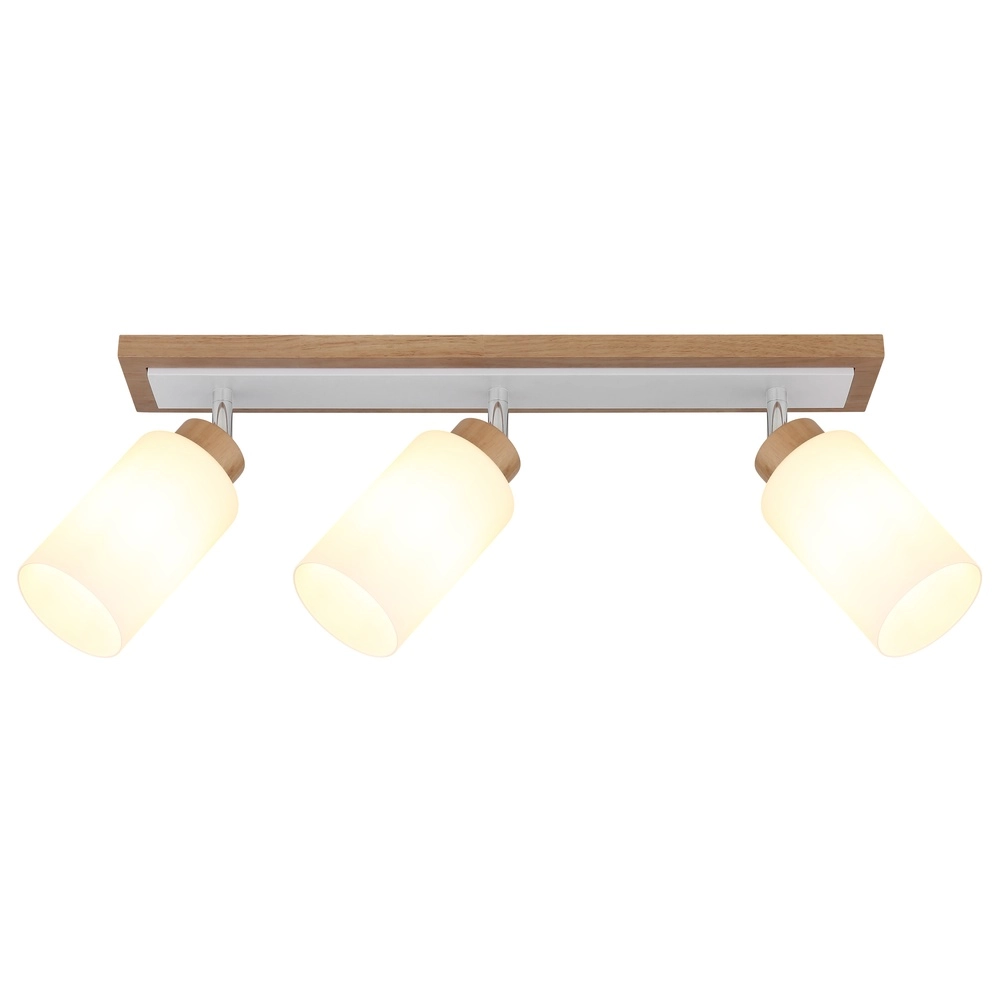 Deckenlampe Rowena 3-Licht Holz Globo 9007371580361