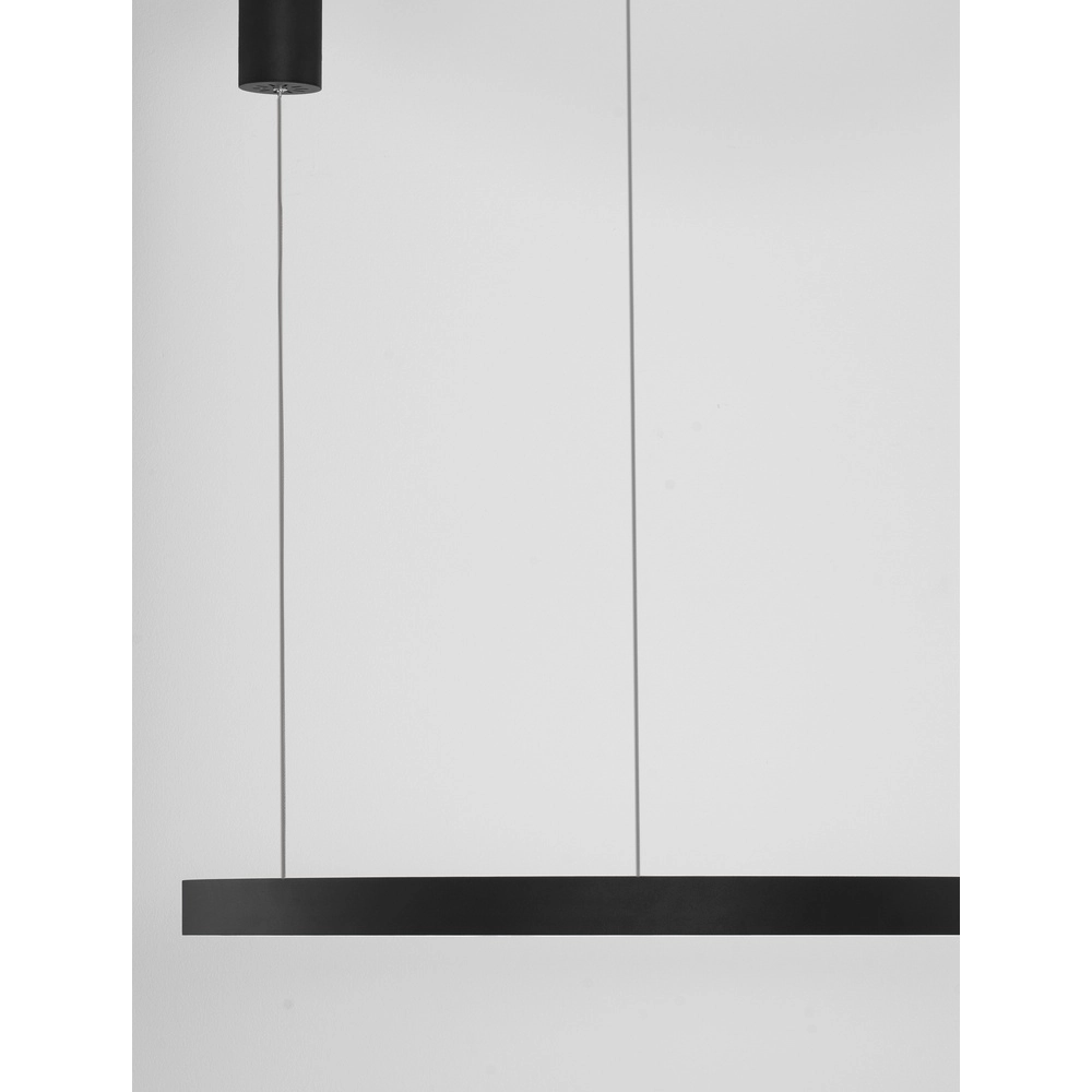 Schwarze Pendelleuchte Elowen Ausführung Ø 80cm Lyora 5212017439093