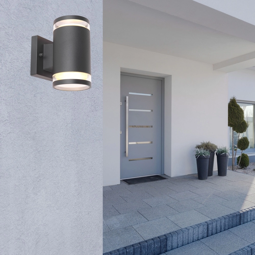 Moderne Wandlampe Alcala Anthrazit Globo 9007371395583