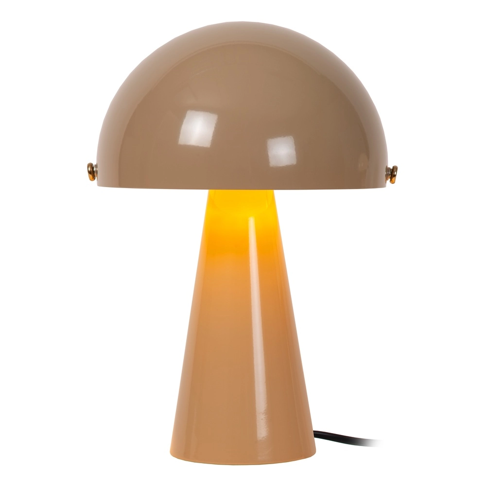 Tischlampe Barone taupe Ø 23 cm Lucide Vibes 5411212650085