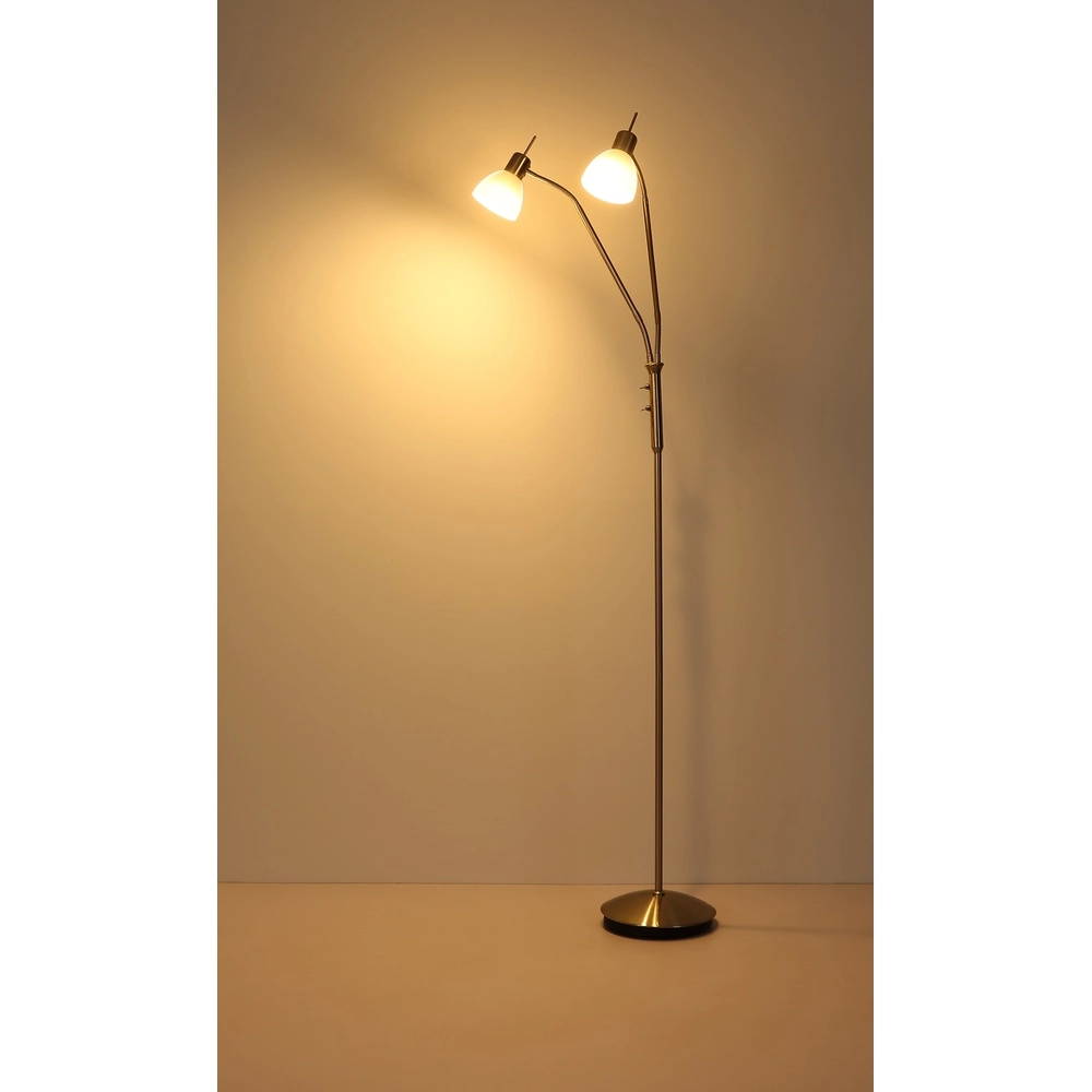 Leselampe 2-Lampen Malte Nickel Globo 9007371447541