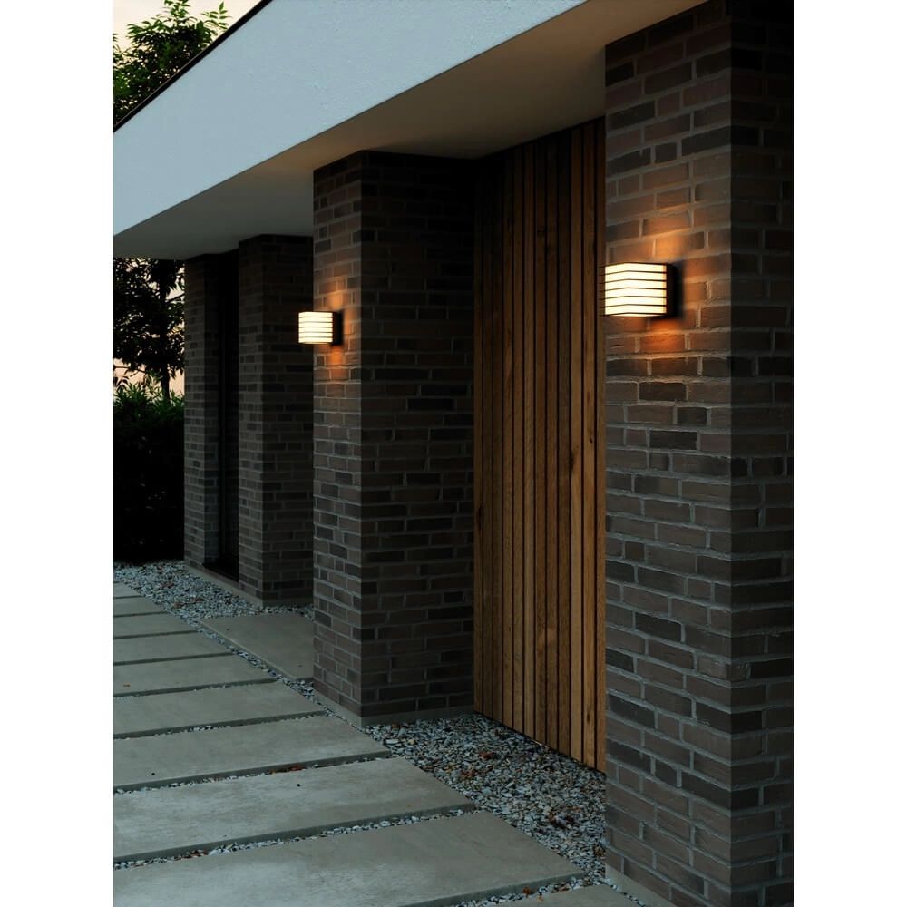 Wandleuchte Fluctus schwarzes Quadrat Nordlux 5704924015595