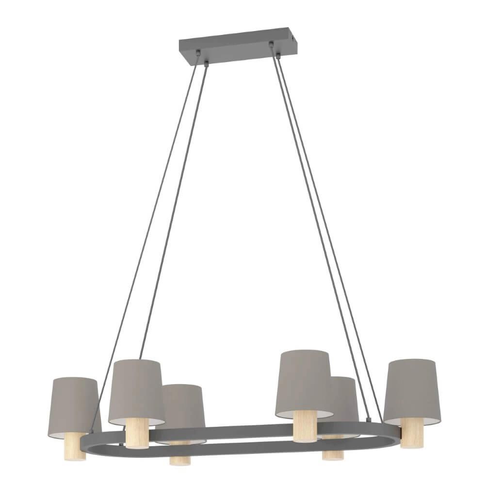 Hängelampe Edale 108x51 cm - mit Brauntönen Eglo 9002759437824