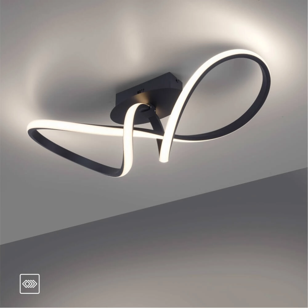 Designer-Deckenleuchte Maria Schwarz Just Light 4043689975777