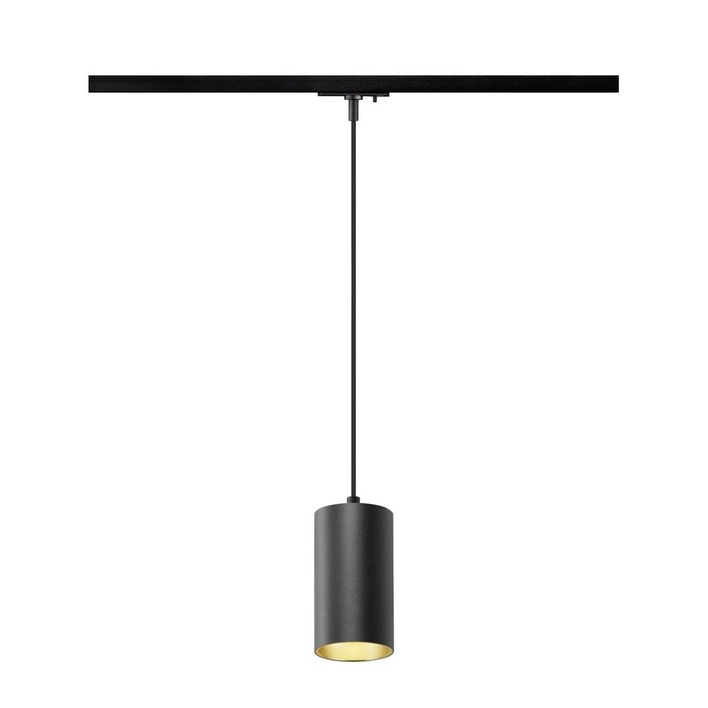 Pendelleuchte für Schiene Asto Tube 1-phasig schwarz SLV 4024163306553