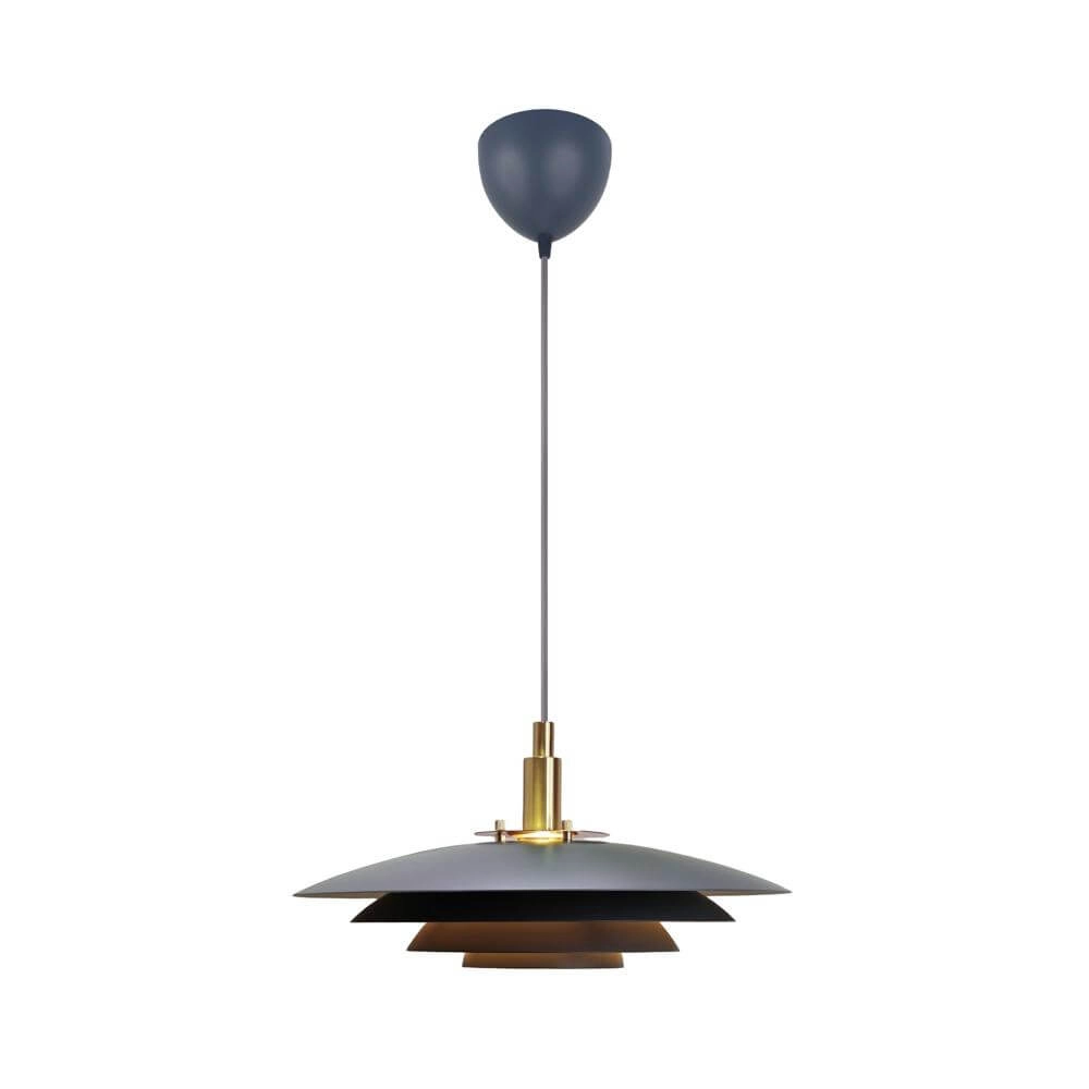 Design-Pendelleuchte Bretagne grau Ø 38cm Nordlux 5704924011450