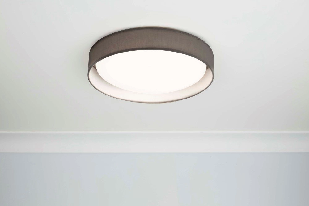 Graue Deckenlampe Gianna Ø 37cm Searchlight 5053423101422