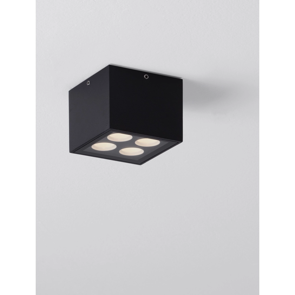 Deckenlampe Jax quadratisch 8cm anthrazit Lyora 5212017470591
