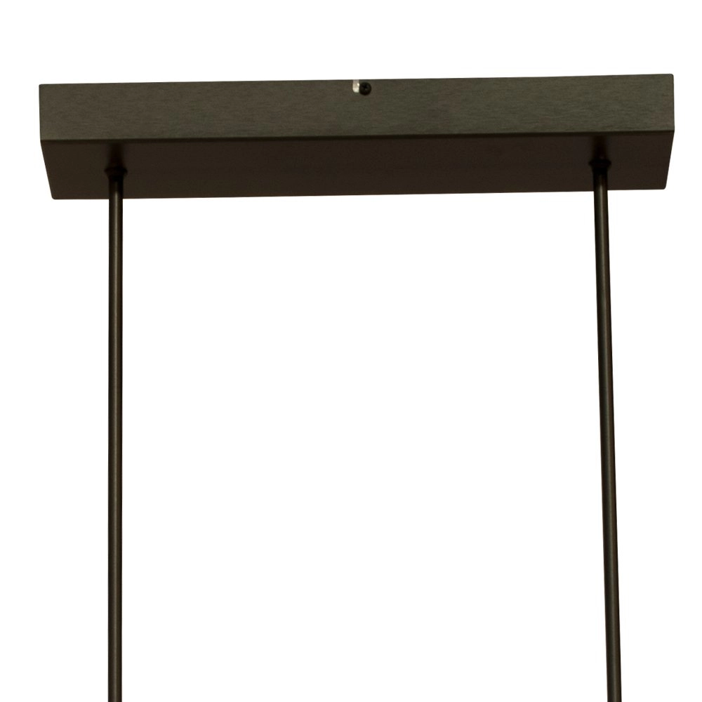 Schwarze Hängelampe Real 3 mit Gold 100cm Masterlight 8718121220468