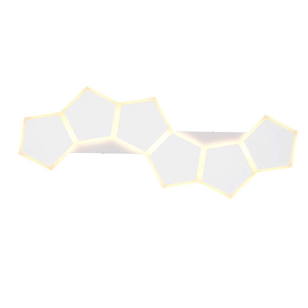 Einzigartige Deckenlampe Zaya M weiß Trio 4017807682991