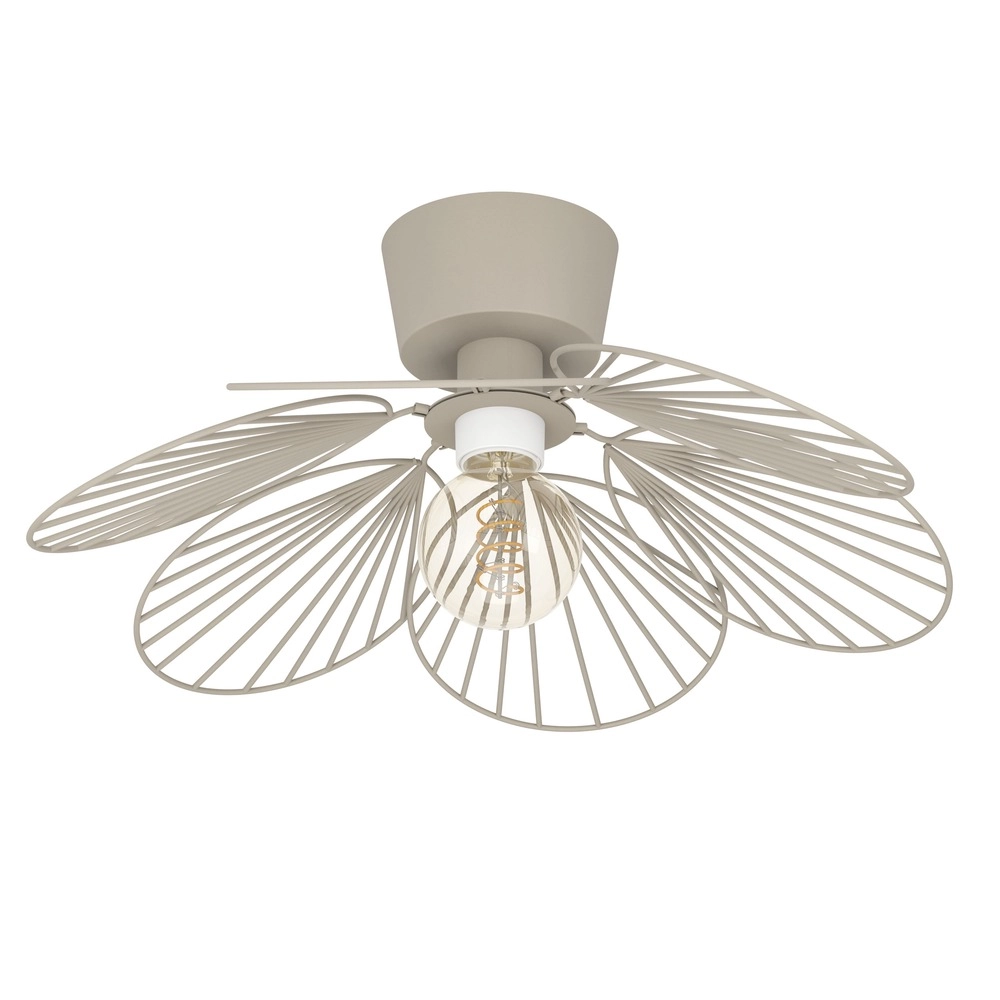 Deckenlampe Binacua sandbraun Ø 45 cm