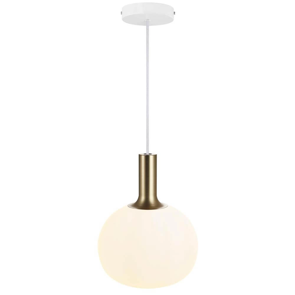 Pendelleuchte aus Glas Alton Kugel Ø 25cm weiß Nordlux 5701581413887