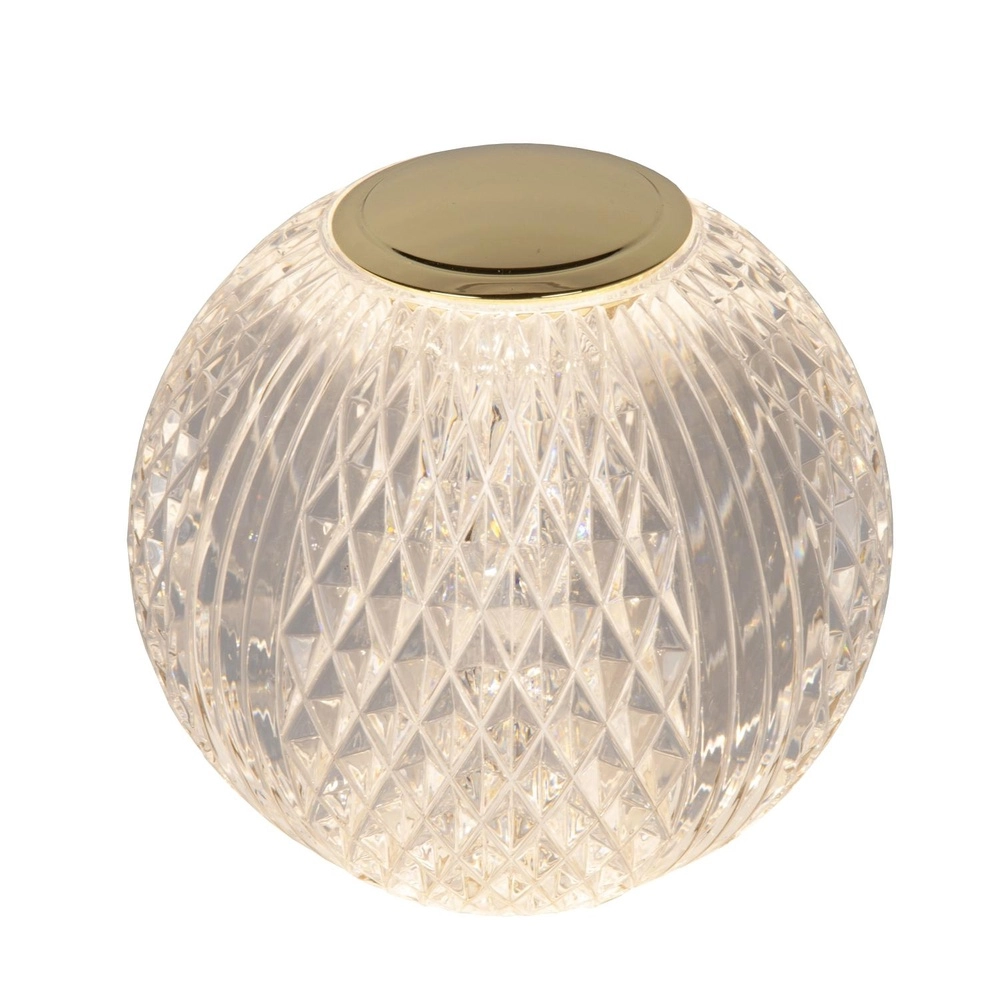 Goldene Tischlampe Cintra Wiederaufladbare Ø 9cm - 2700K Lucide 5411212134486