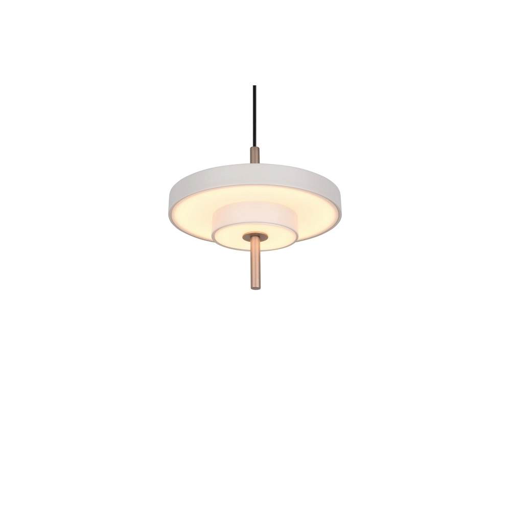 Design-Pendelleuchte Keaton weiß Ø 20cm Trio 4017807653328