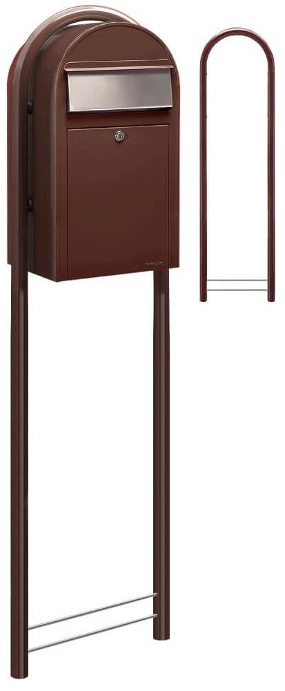 Briefkasten Grande 8017 i Dunkelbraun Bobi 6417237033260