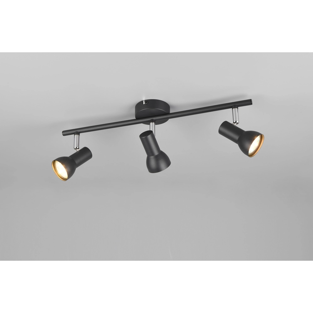 Deckenlampe Cantar schwarz 3-flammig Trio 4017807615920