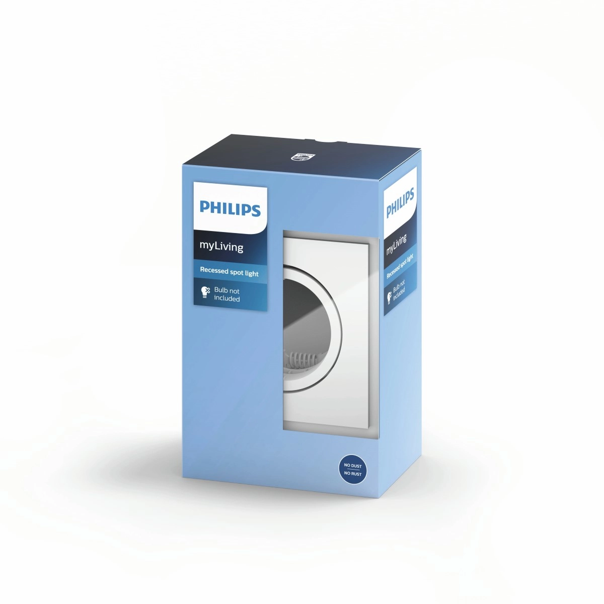 Einbaustrahler Enneper GU10 9cm quadratisch weiß Philips 8718696160213