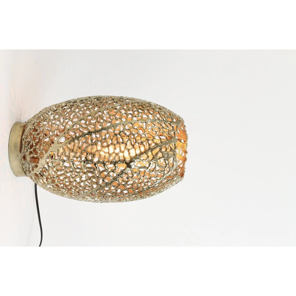 Design-Tischlampe Sinula Ø 24cm – Messingmatt Light & Living 8717807614508