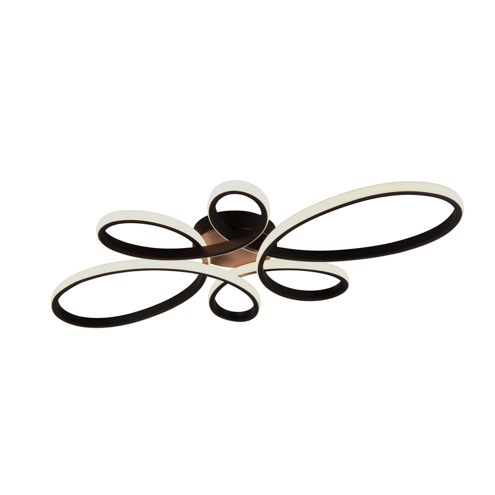 Design-Deckenleuchte Fly schwarz Trio 4017807600865