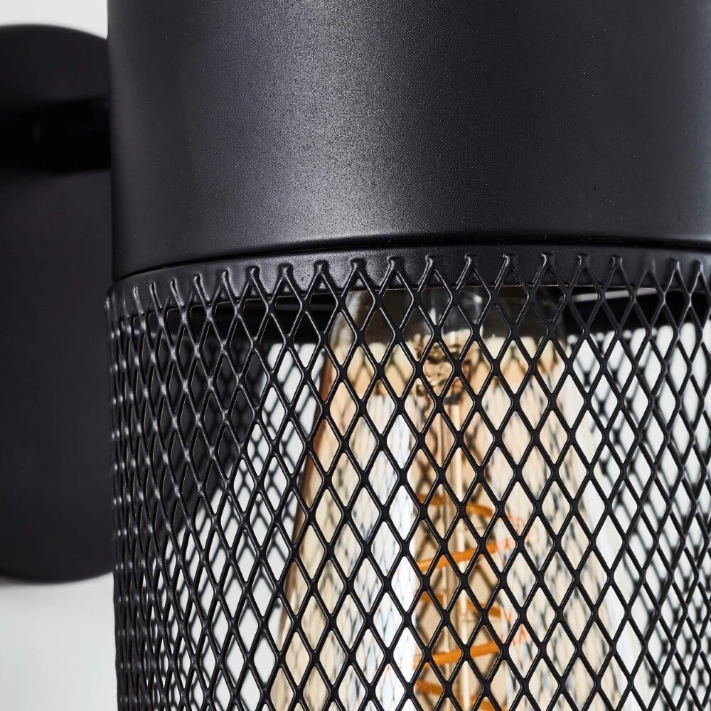 Schwarze Wandlampe Kamolo Brilliant 4004353409394