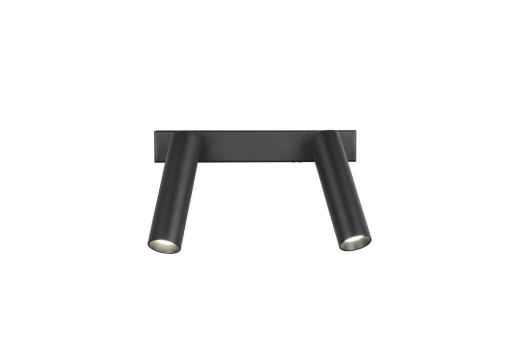 Schlanker Deckenstrahler Ambala 2x LED - schwarz Trio 4017807612639