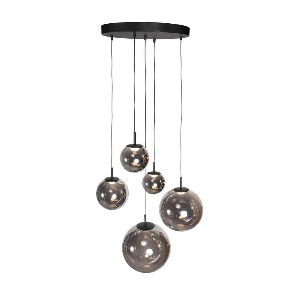 Vide Pendelleuchte Bollique schwarz 5-flammig Steinhauer 8712746177947