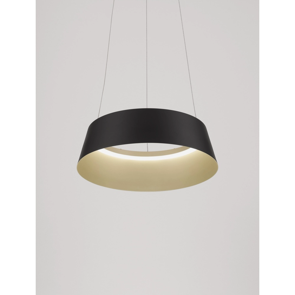 Pendelleuchte Alba schwarz Ø 42cm Lyora 5212017439017
