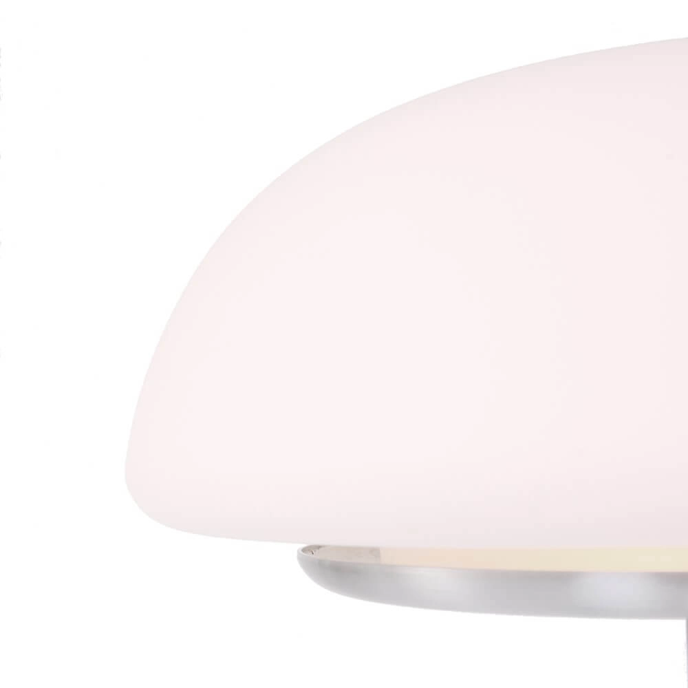 Tischlampe Ancilla 30 cm metallic-grau Steinhauer 8712746043716