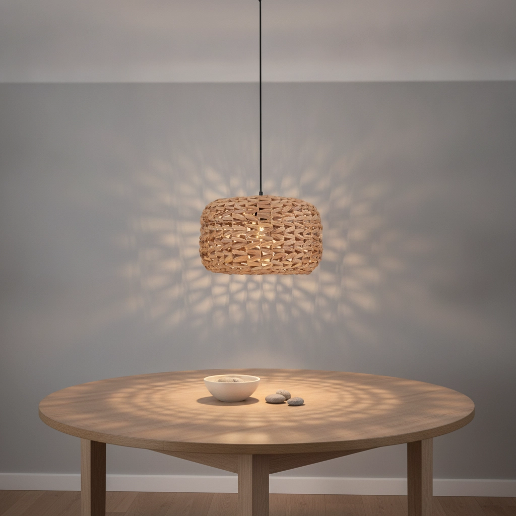 Pendelleuchte Ponn Ø 40cm Rattan