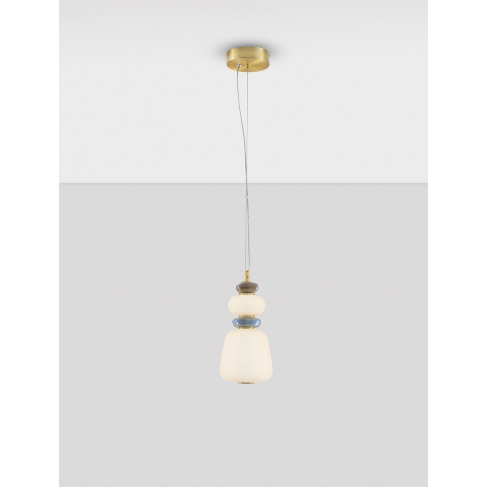 Pendelleuchte Palo Gold mit Weiß Lyora 5212017483768