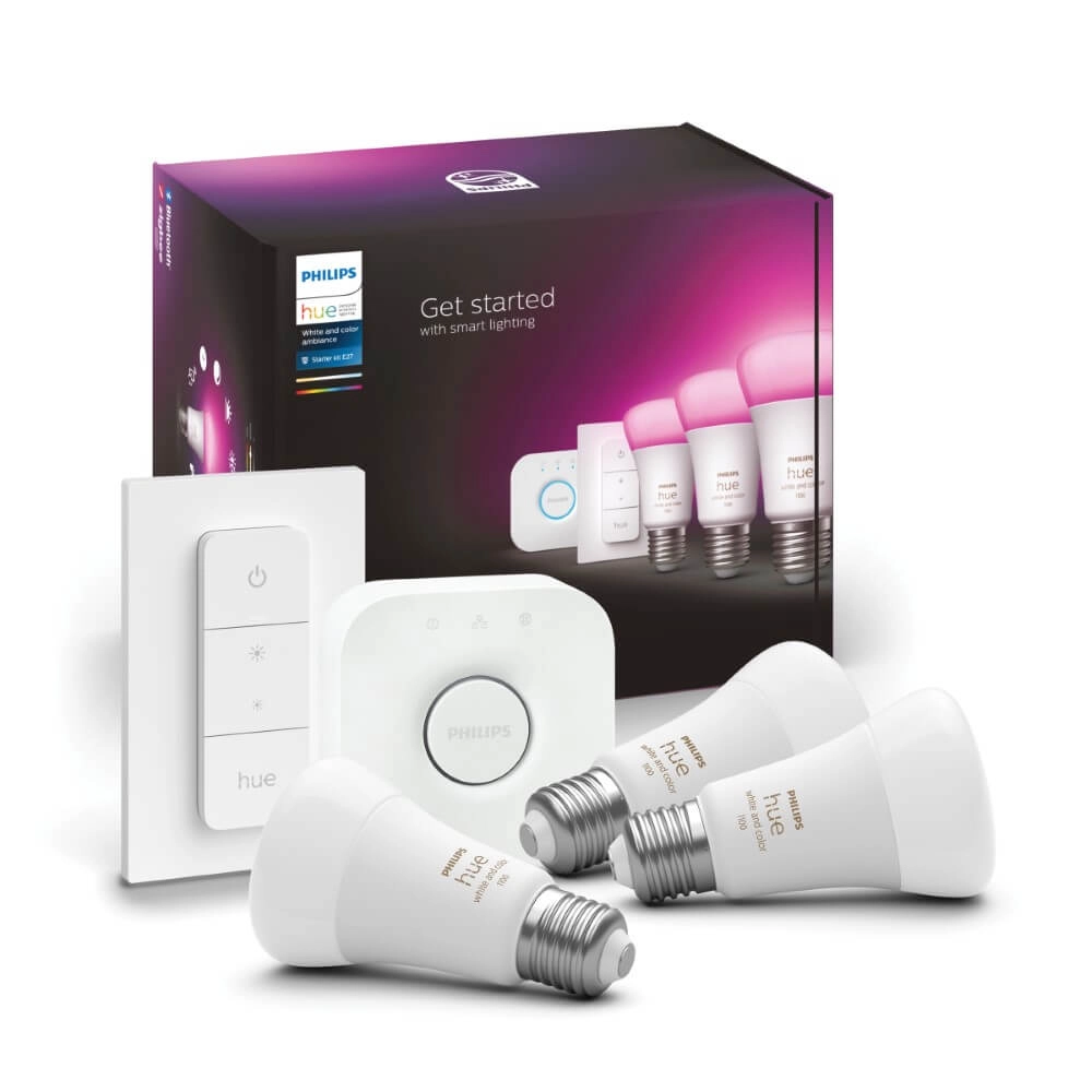 Hue Starterpack - E27 - 11W - White and Color 3er-Set Philips 8719514291355