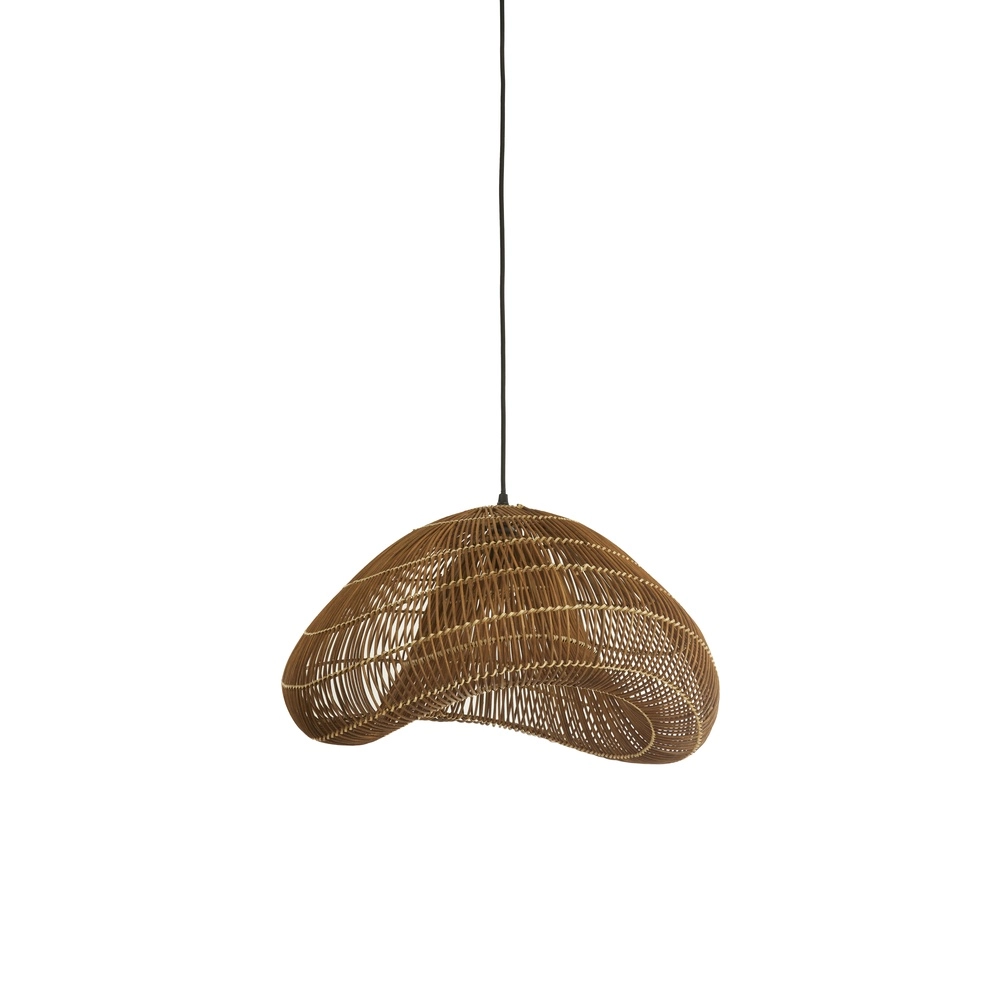 Rattan-Pendellampe Janzur Ø 54 cm – dunkelbraun Light & Living 8717807820558