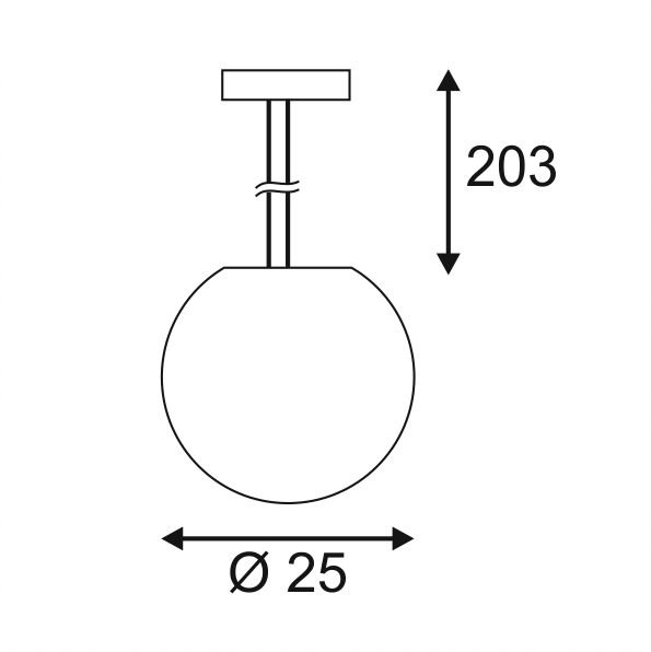 Pendelleuchte Rotoball 25 SLV 4024163157407