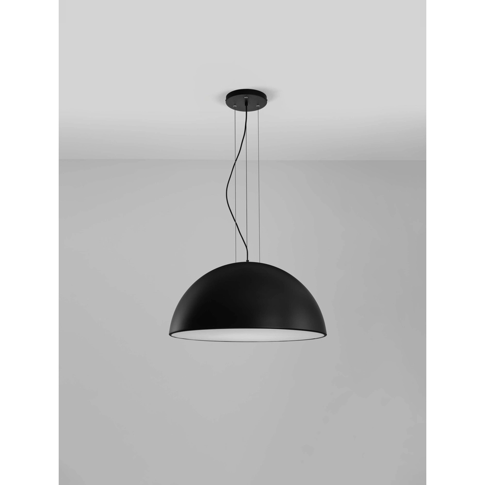 Schlanke Pendelleuchte Tholos schwarz Ø 70cm Lyora 5212017457882