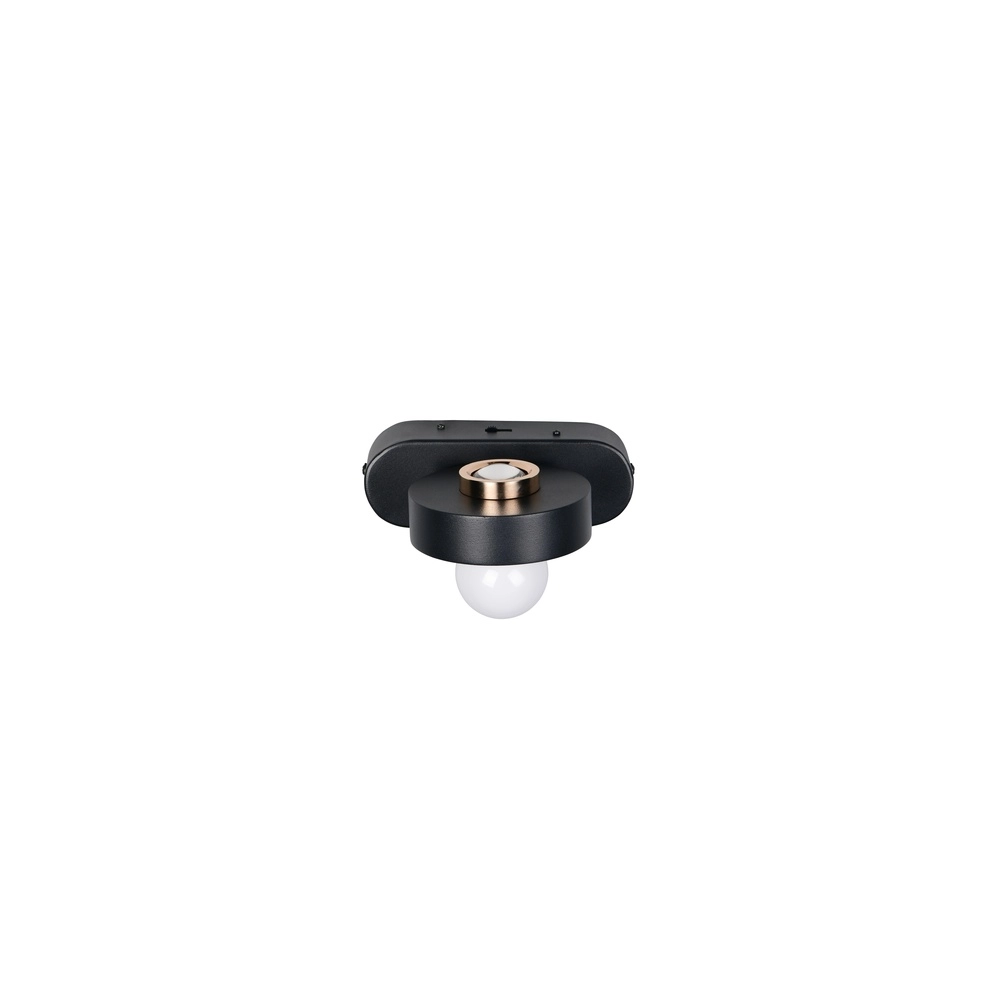 Wandlampe Arpino Schwarz 15 cm Trio 4017807683639