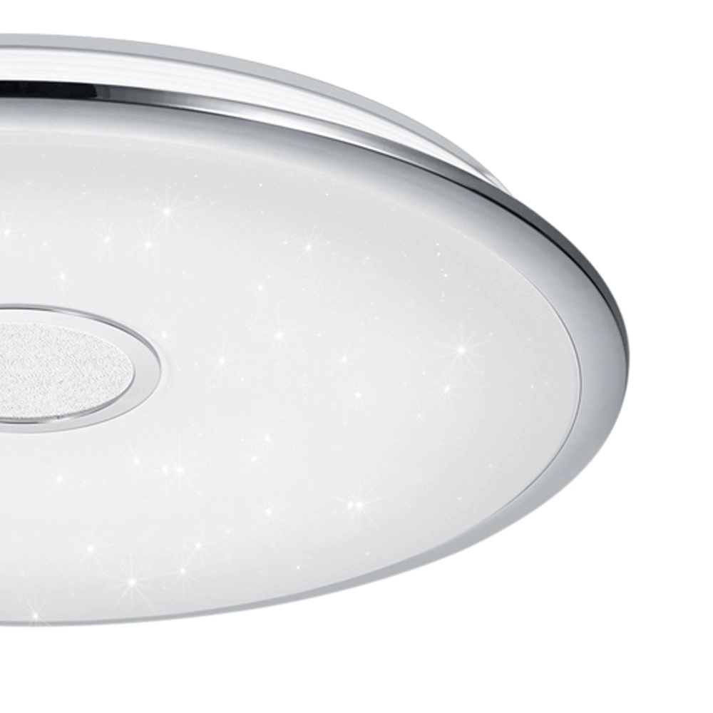 LED-Deckenleuchte Osaka 67cm grau mit Sterneffekt Trio 4017807337730