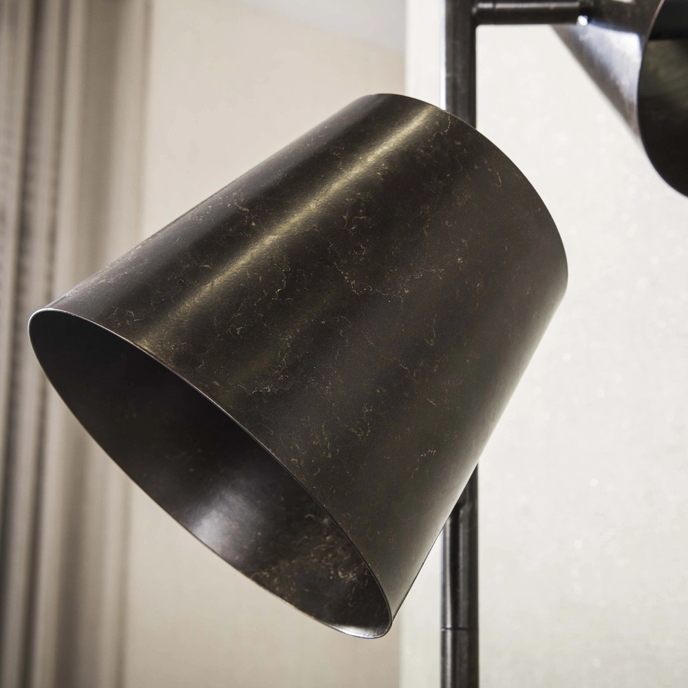 Rustikale Stehlampe Kinetic 167 cm – Stadtbraun Lyora 8716803513198