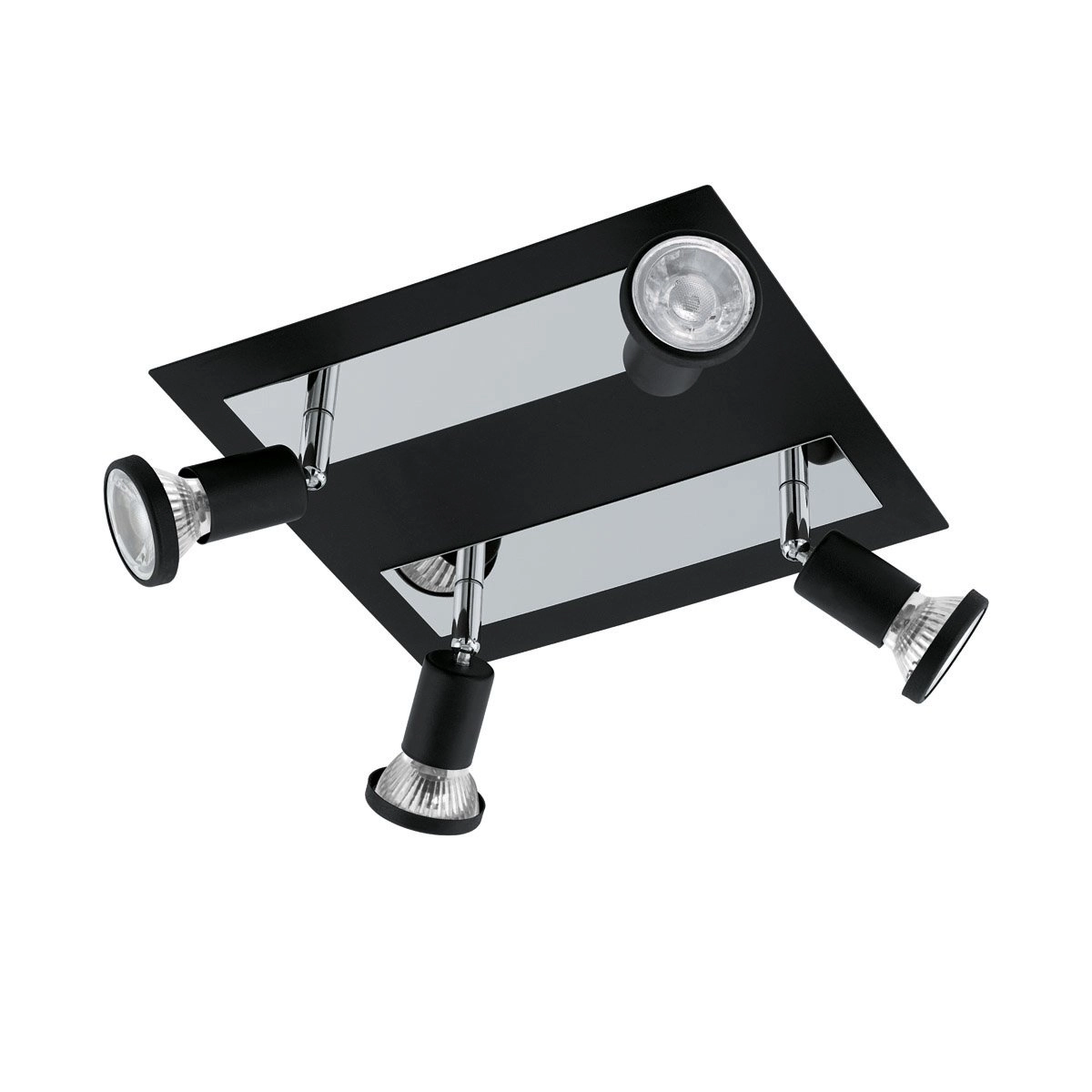 LED-Deckenspot Sarria 4-Licht-Schwarz