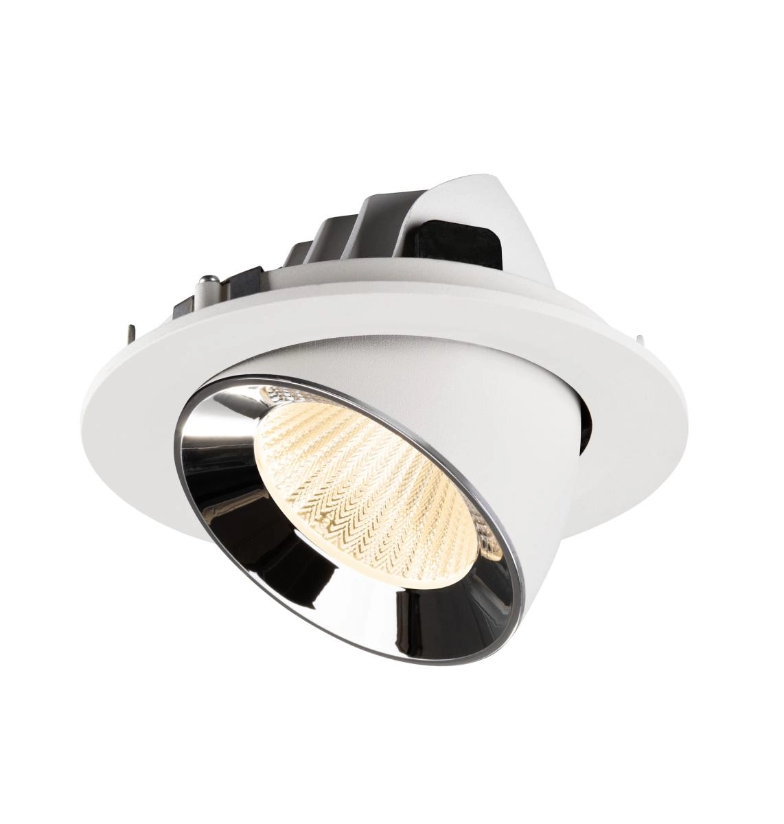 Einbau-Strahler Numinos Gimble L weiß/chrom 2700K - 40gr SLV 4024163310376
