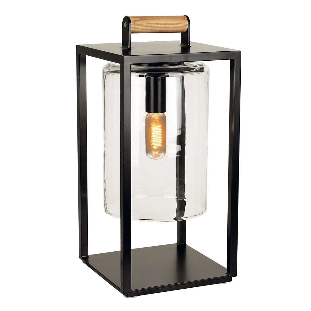 LED Gartentischlampe Dome Teak