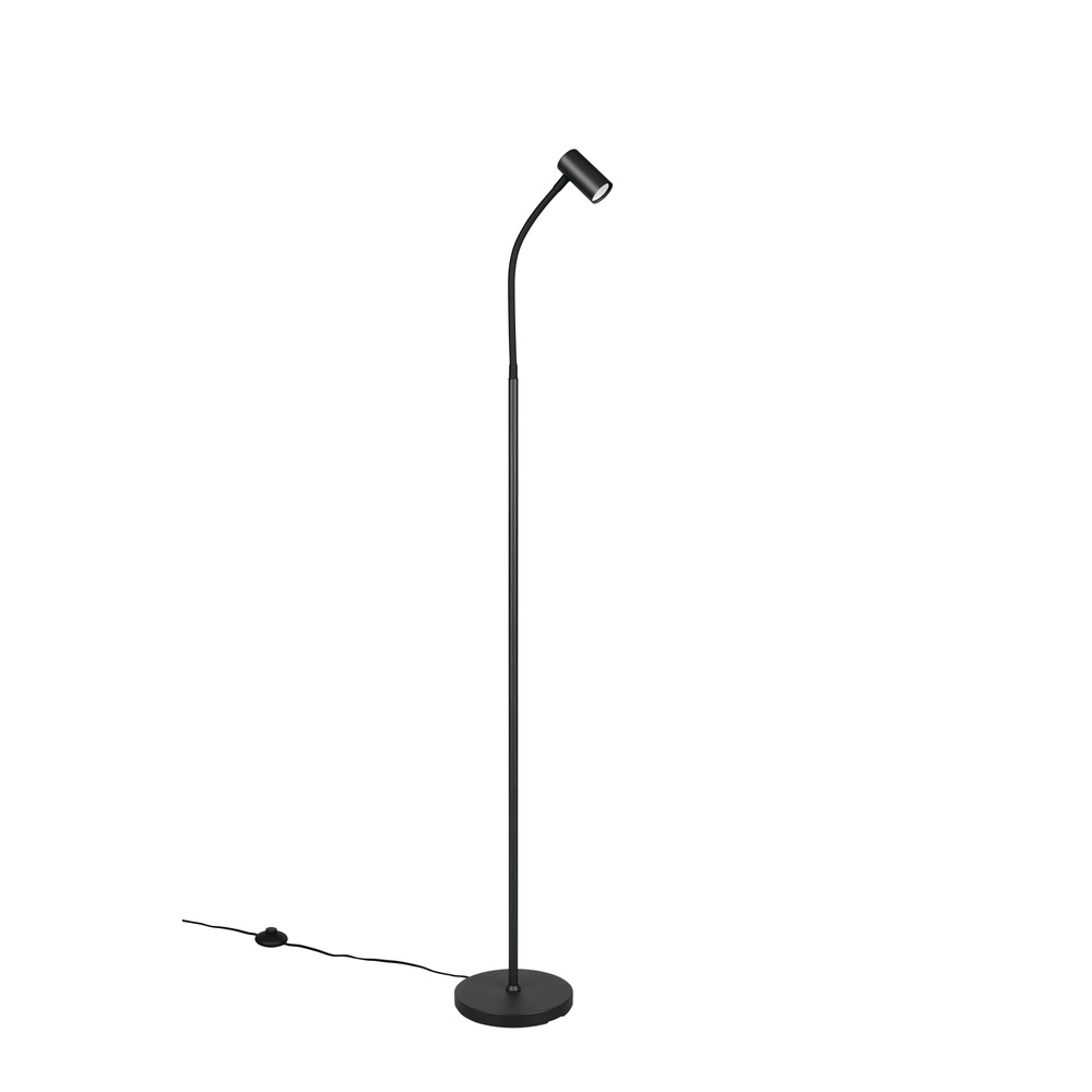 Design-Stehlampe Taryn Schwarz Trio 4017807685756