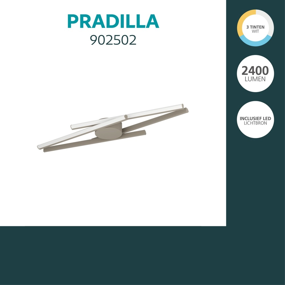 Design-Deckenlampe Pradilla Sandbraun Eglo 9008606391462