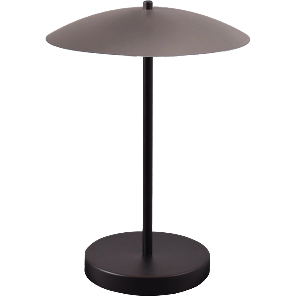 Tischlampe Scala schwarz mit Nickel Ø 25 cm